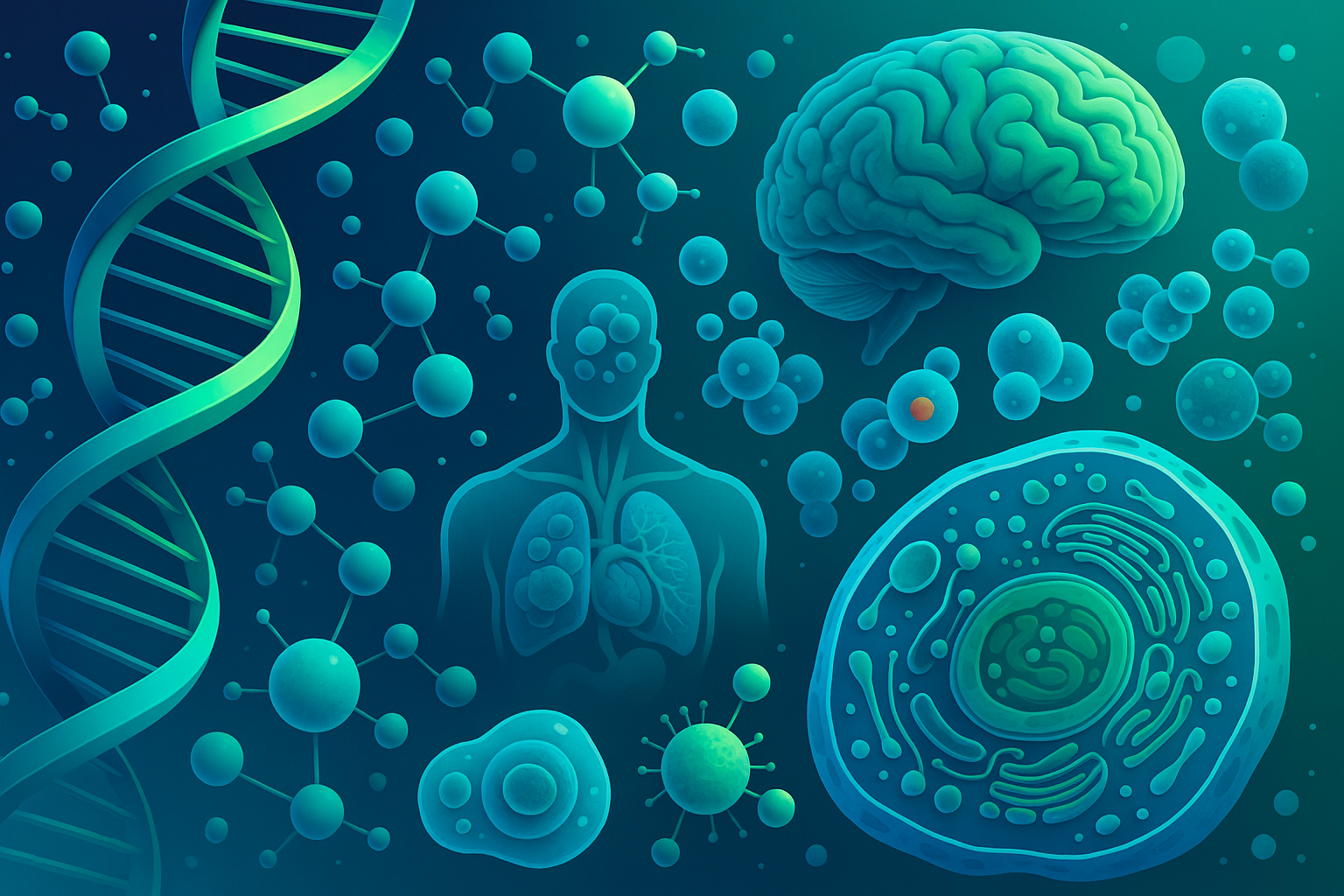 Representação biomédica dos segredos da vida